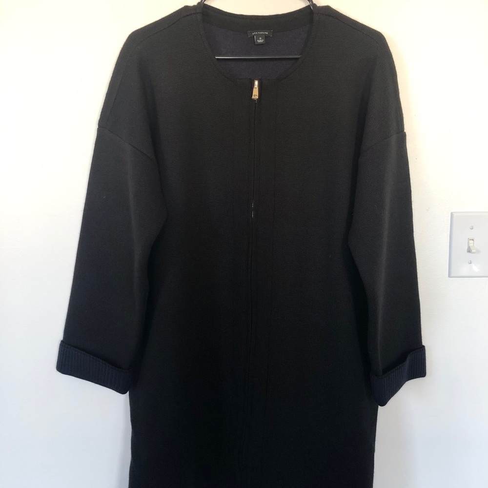Ann Taylor zip up cardigan jacket
